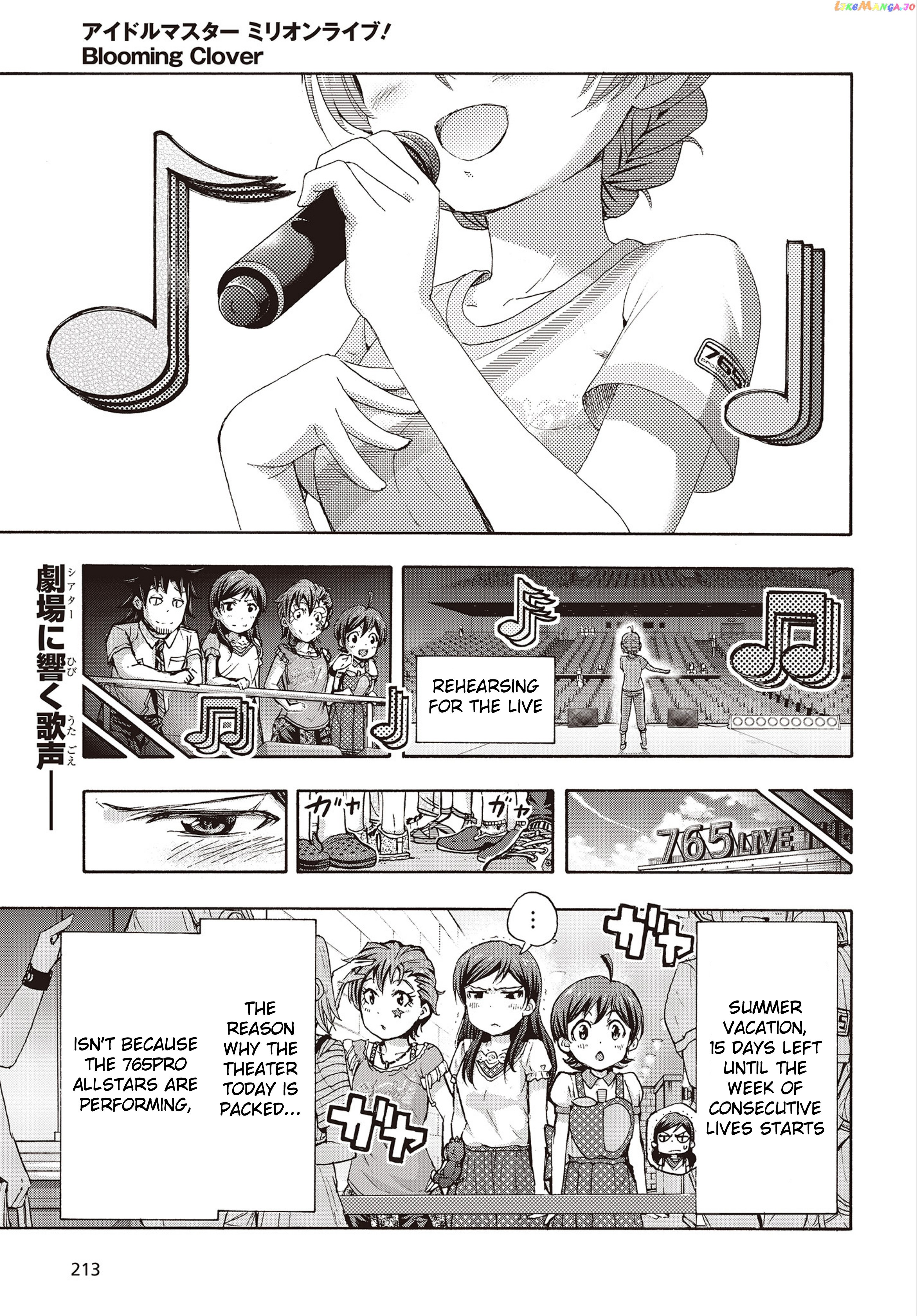 The [email protected] Million Live! Blooming Clover chapter 23 - page 1