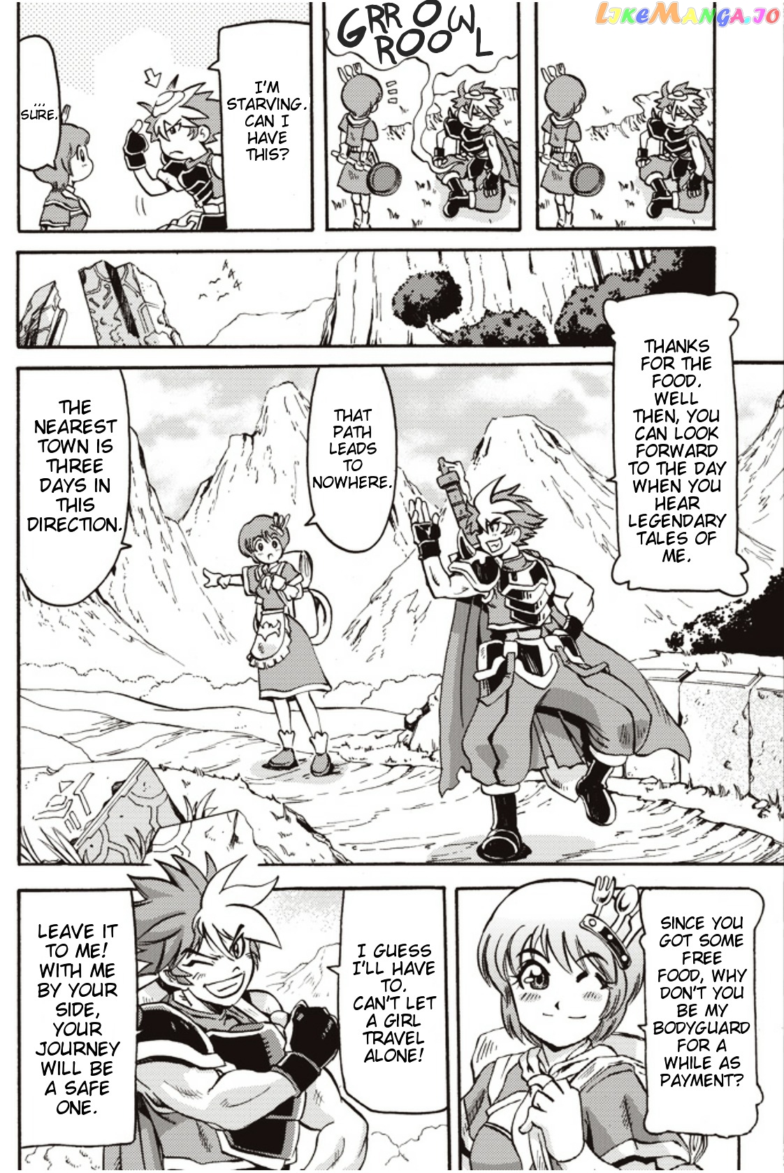 Brave Frontier - Bakuen Max! Vargas Senki chapter 1 - page 6