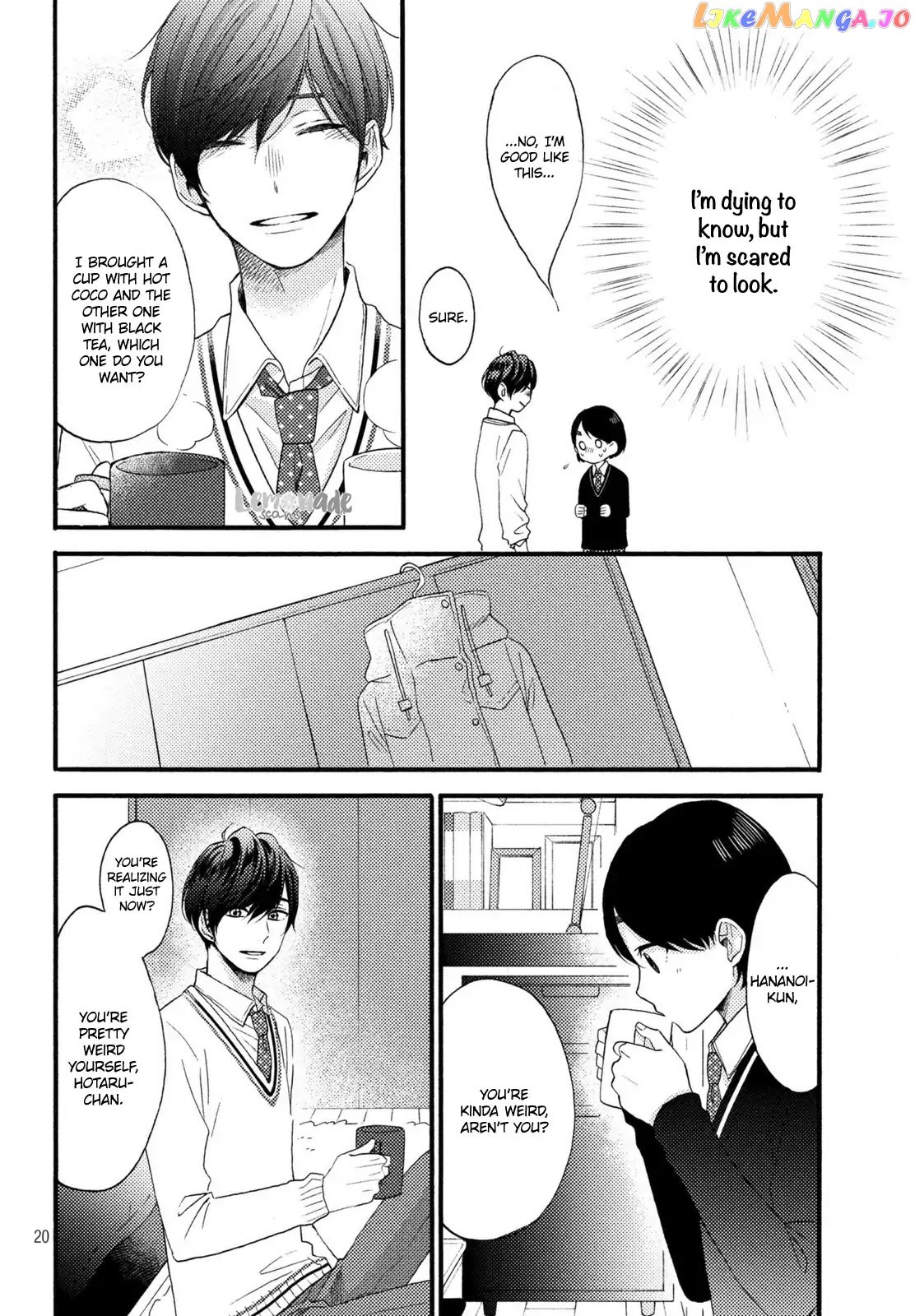 Hananoi-Kun To Koi No Yamai chapter 3 - page 21