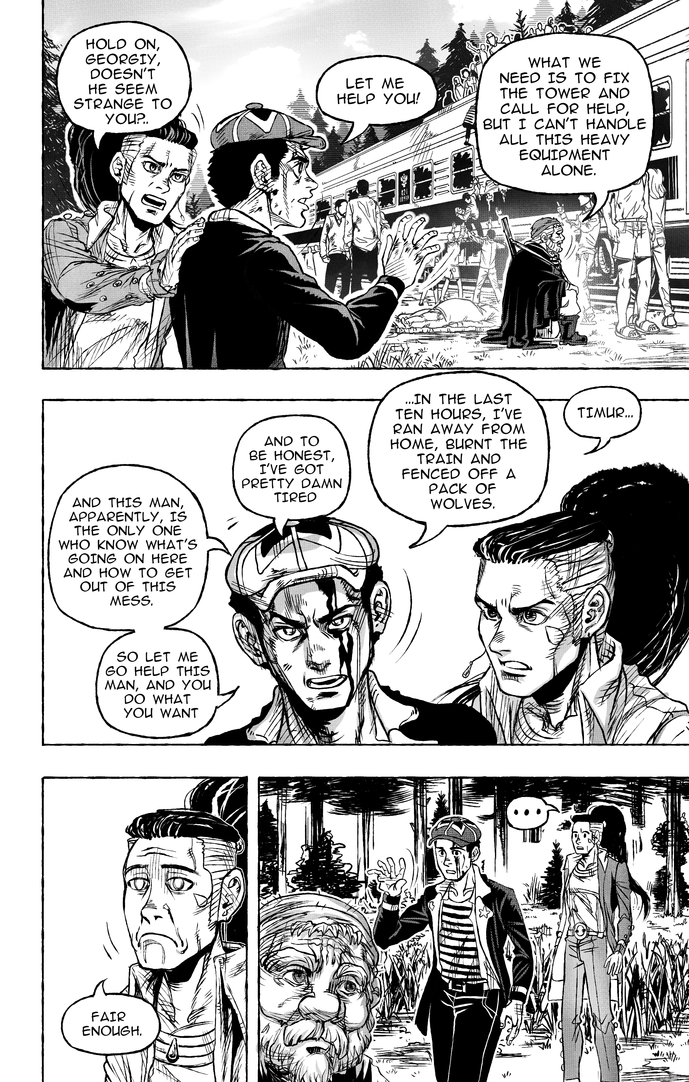 Jojo's Bizarre Adventure: Moscow Calling (Doujinshi) chapter 14 - page 8