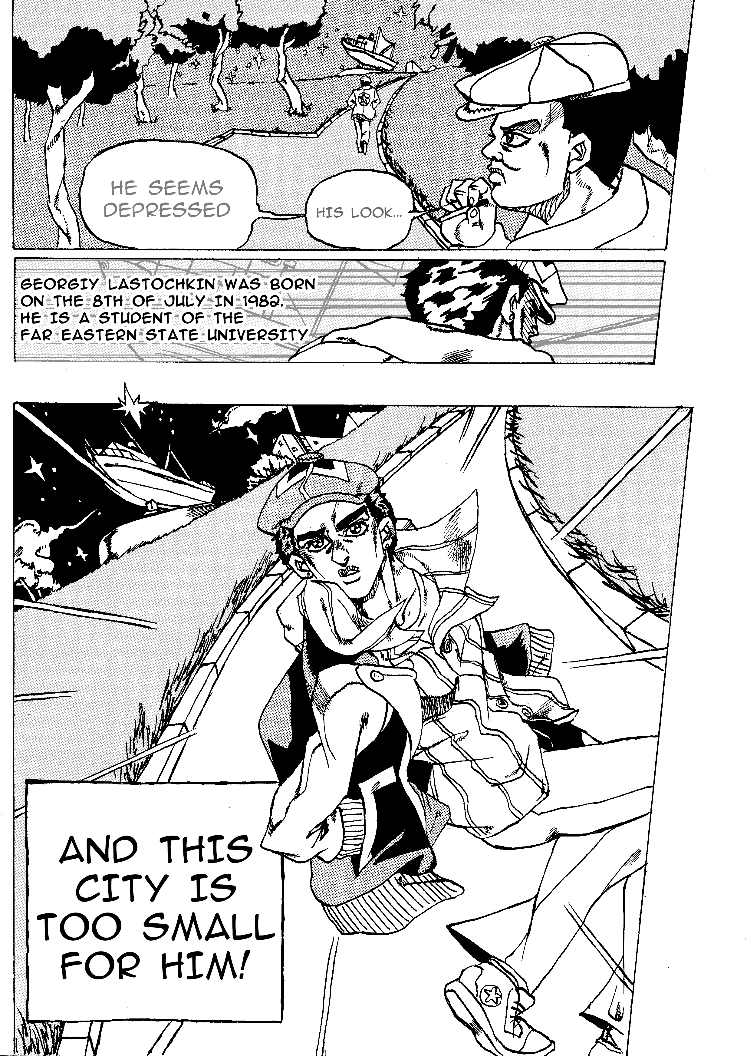 Jojo's Bizarre Adventure: Moscow Calling (Doujinshi) chapter 3 - page 8