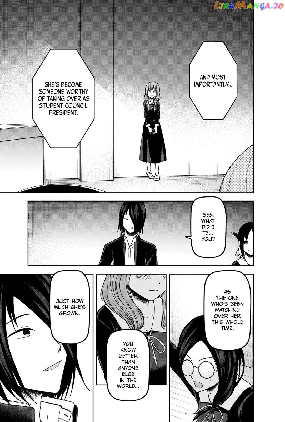 Kaguya-sama wa Kokurasetai - Tensai-tachi no Renai Zunousen chapter 275 - page 13