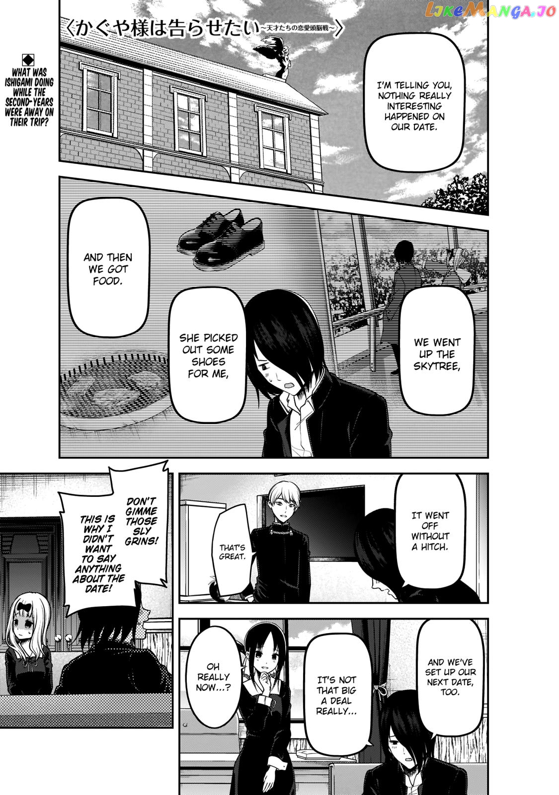 Kaguya-sama wa Kokurasetai - Tensai-tachi no Renai Zunousen Chapter 189 - page 1