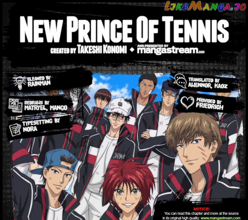 New Prince of Tennis chapter 186 - page 2