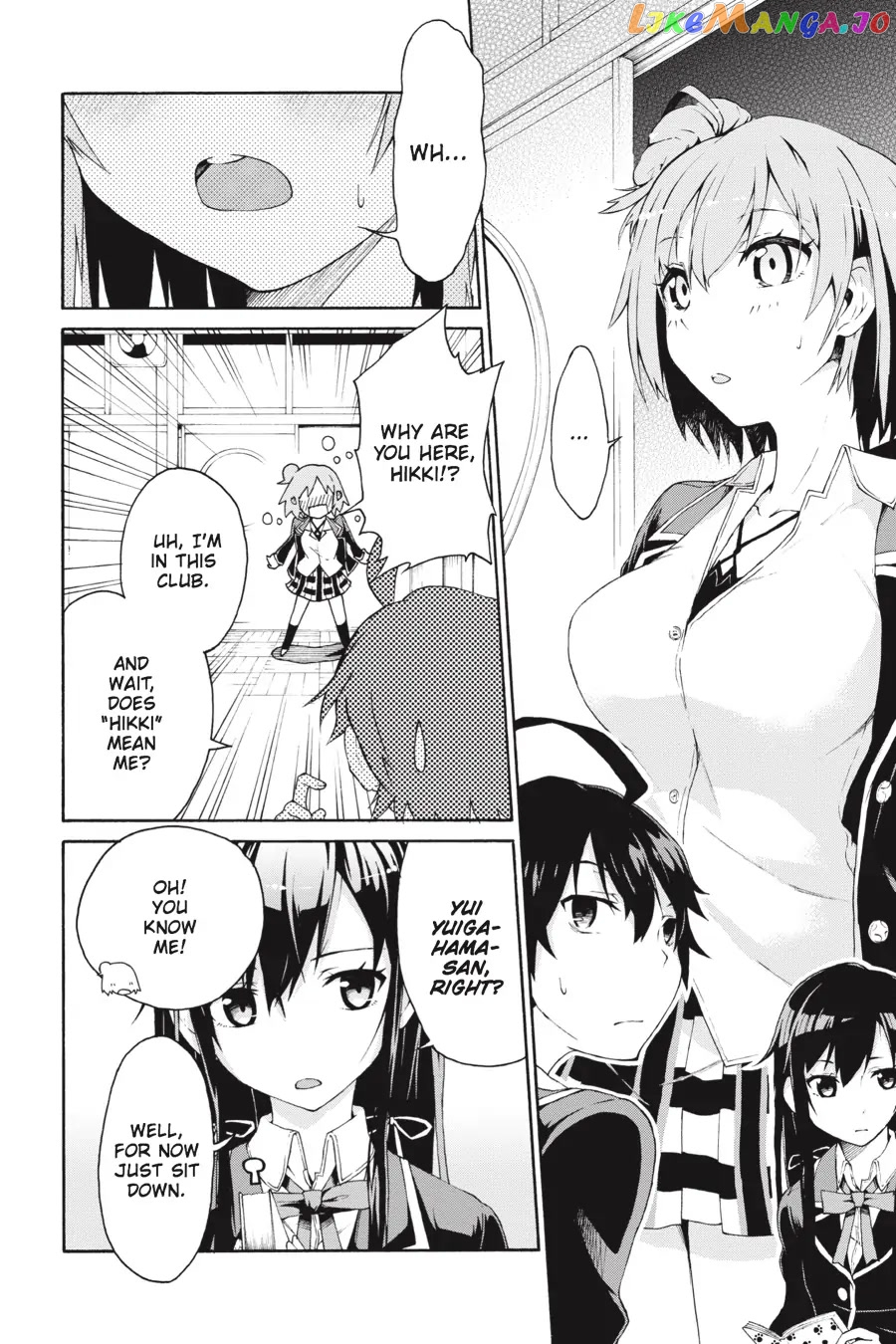 Yahari Ore no Seishun Rabukome wa Machigatte Iru. @ Comic chapter 3 - page 4