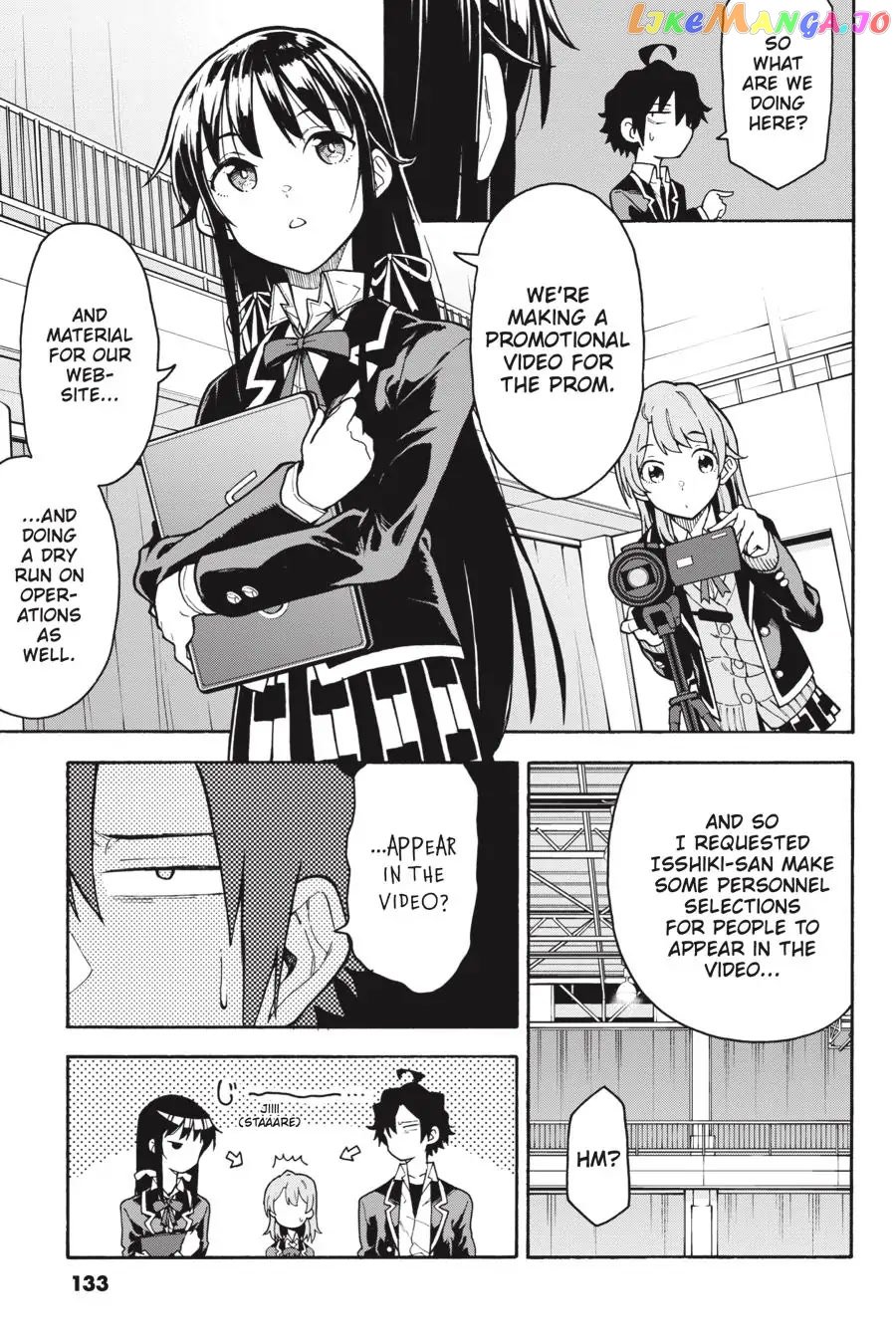 Yahari Ore no Seishun Rabukome wa Machigatte Iru. @ Comic chapter 91 - page 3