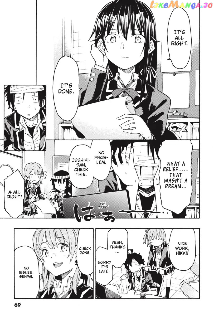 Yahari Ore no Seishun Rabukome wa Machigatte Iru. @ Comic chapter 72 - page 29