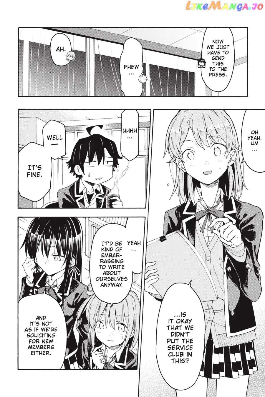 Yahari Ore no Seishun Rabukome wa Machigatte Iru. @ Comic chapter 72 - page 30