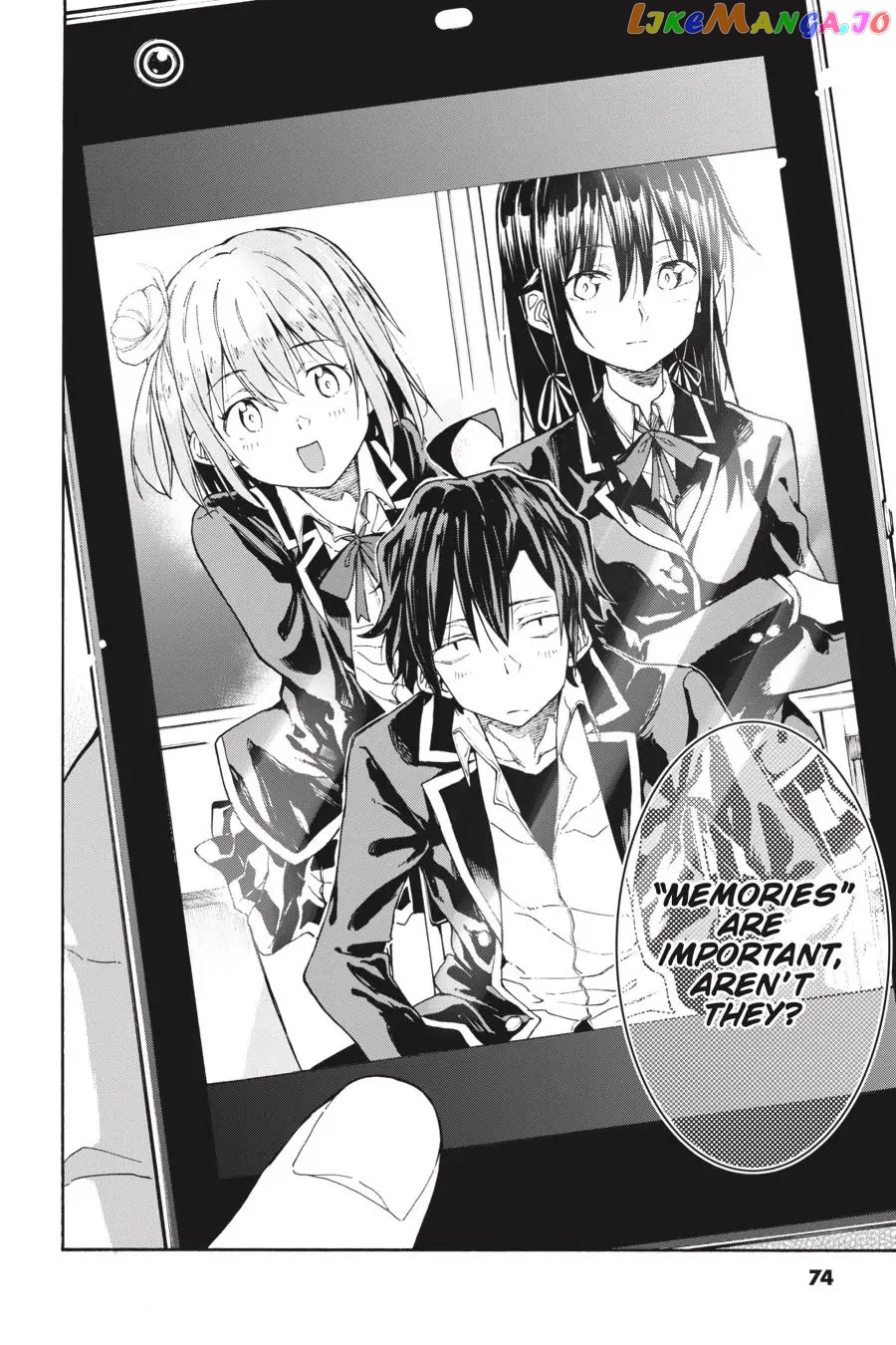 Yahari Ore no Seishun Rabukome wa Machigatte Iru. @ Comic chapter 72 - page 34