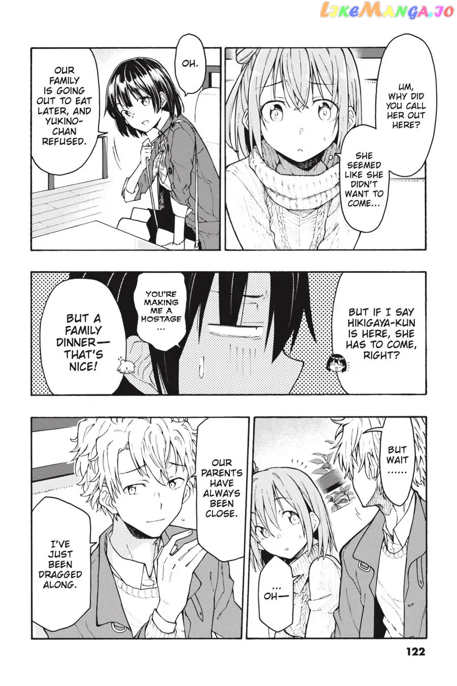 Yahari Ore no Seishun Rabukome wa Machigatte Iru. @ Comic chapter 74 - page 18