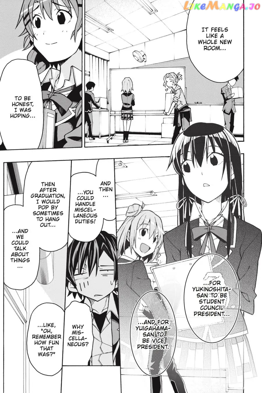 Yahari Ore no Seishun Rabukome wa Machigatte Iru. @ Comic chapter 58 - page 34