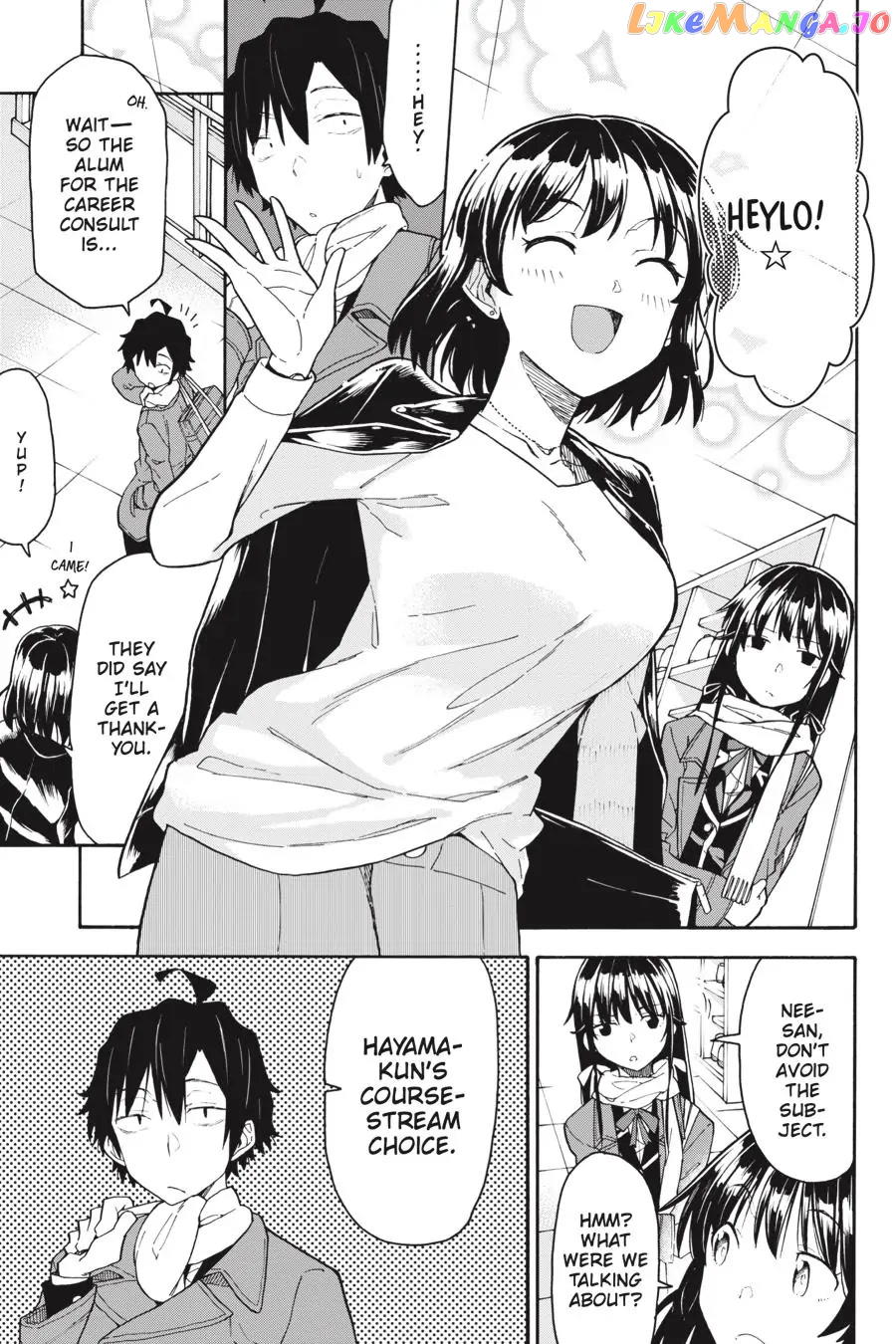 Yahari Ore no Seishun Rabukome wa Machigatte Iru. @ Comic chapter 78 - page 17