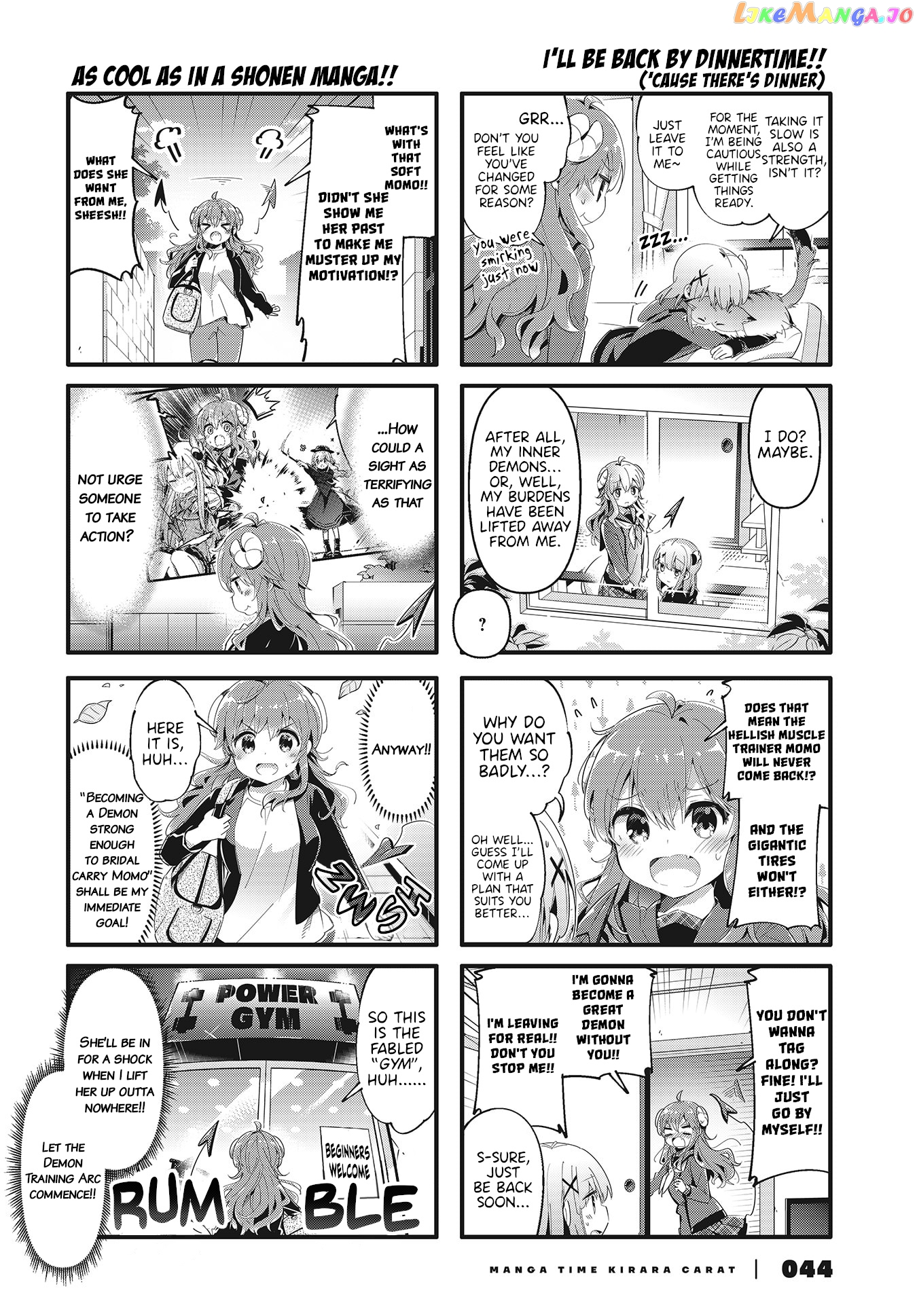 Machikado Mazoku chapter 78 - page 4