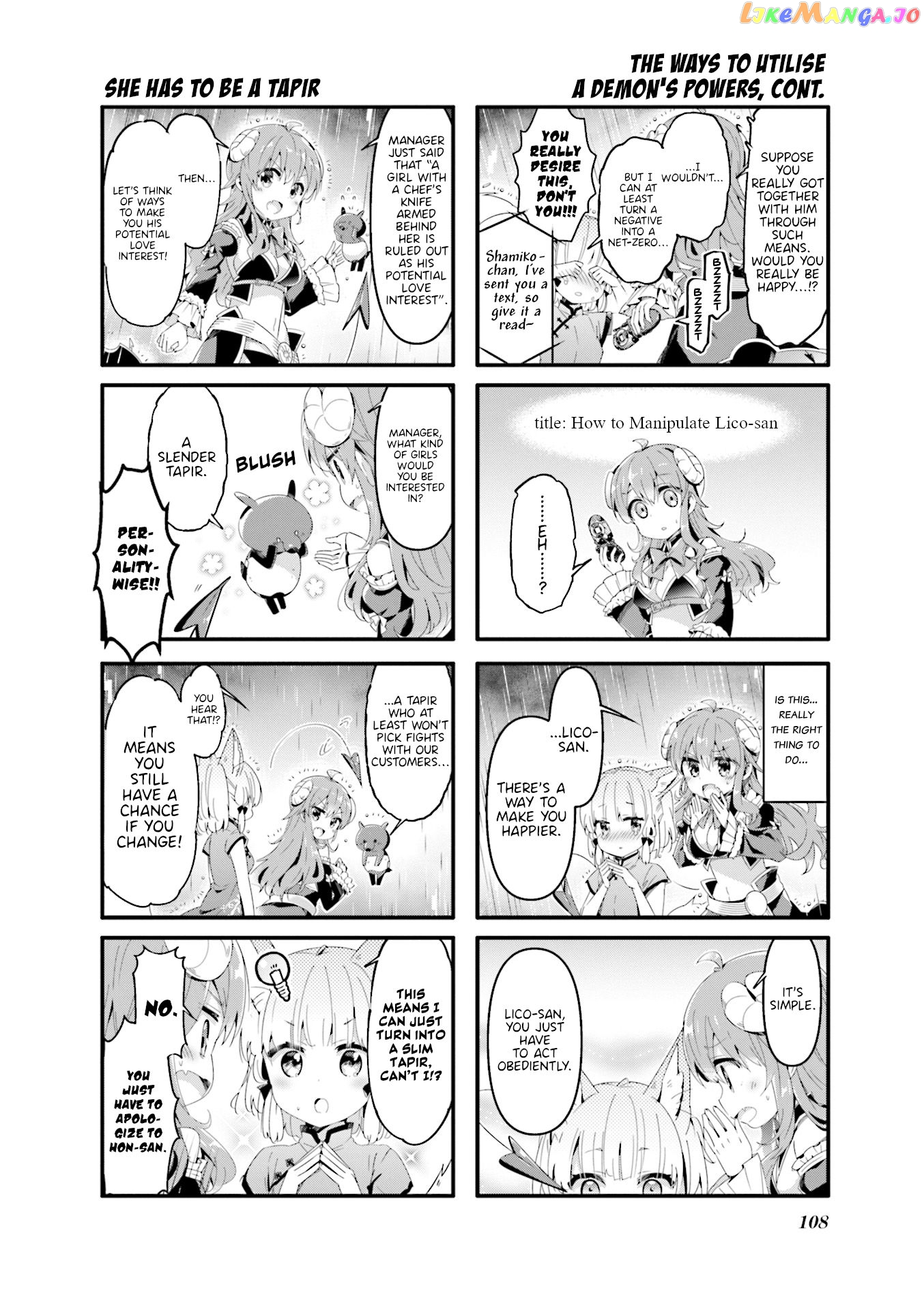 Machikado Mazoku chapter 63 - page 8