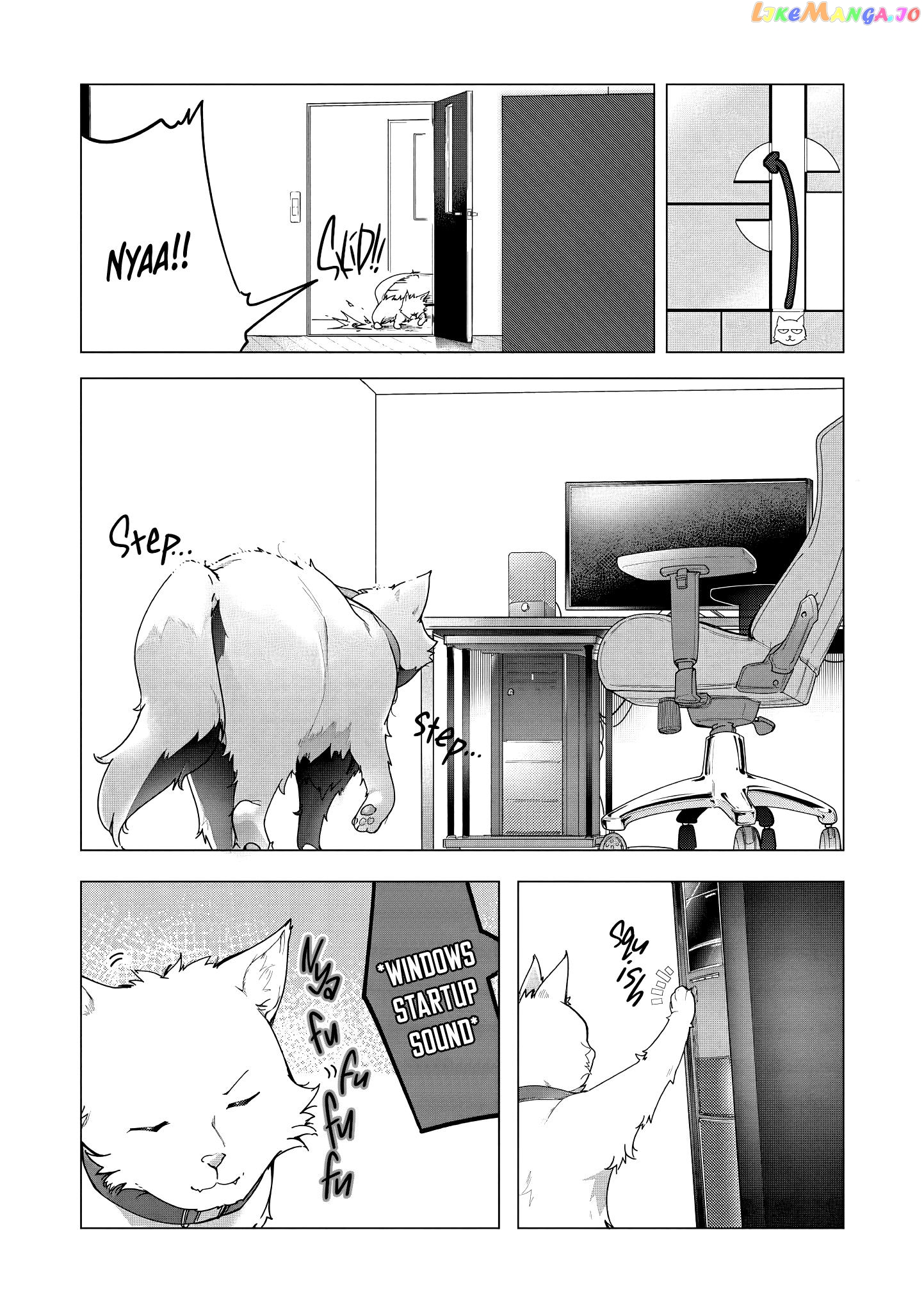 Neko Ni Tenseishita Kedo Hima Nano De Gamer Joshi To Issho Ni Vrmmo Wo Suru chapter 1 - page 15