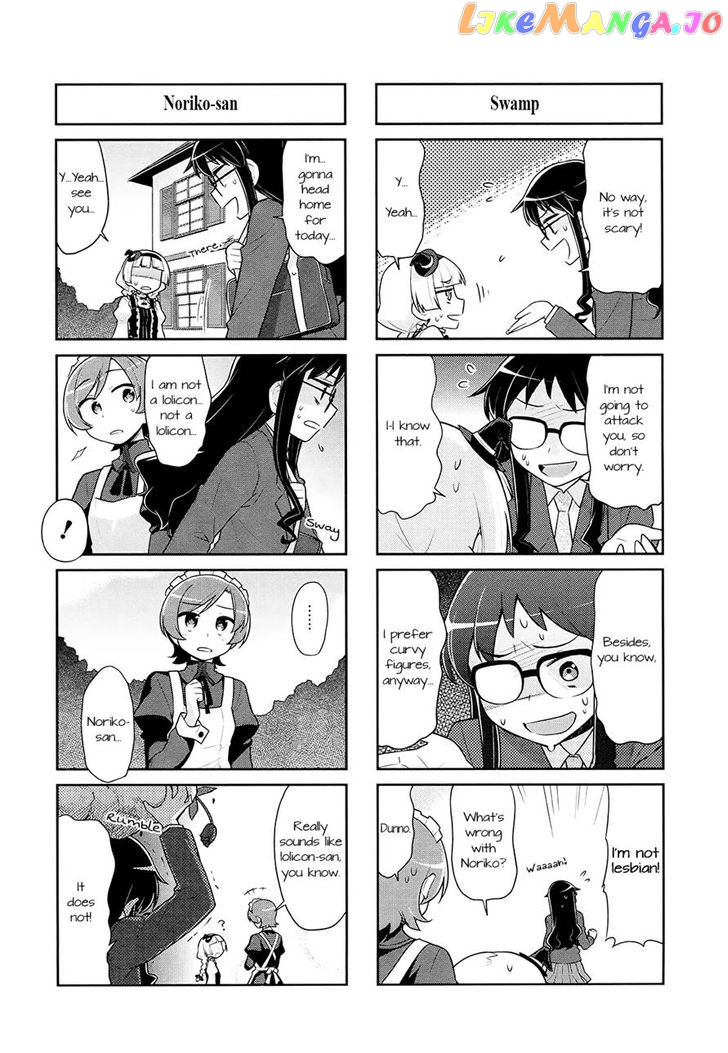 Majo to Houki to Kurobuchi Megane chapter 8 - page 4