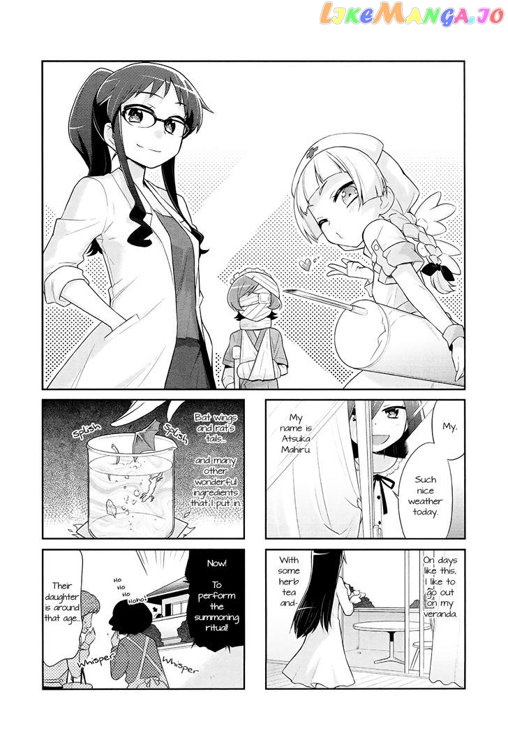 Majo to Houki to Kurobuchi Megane chapter 9 - page 1