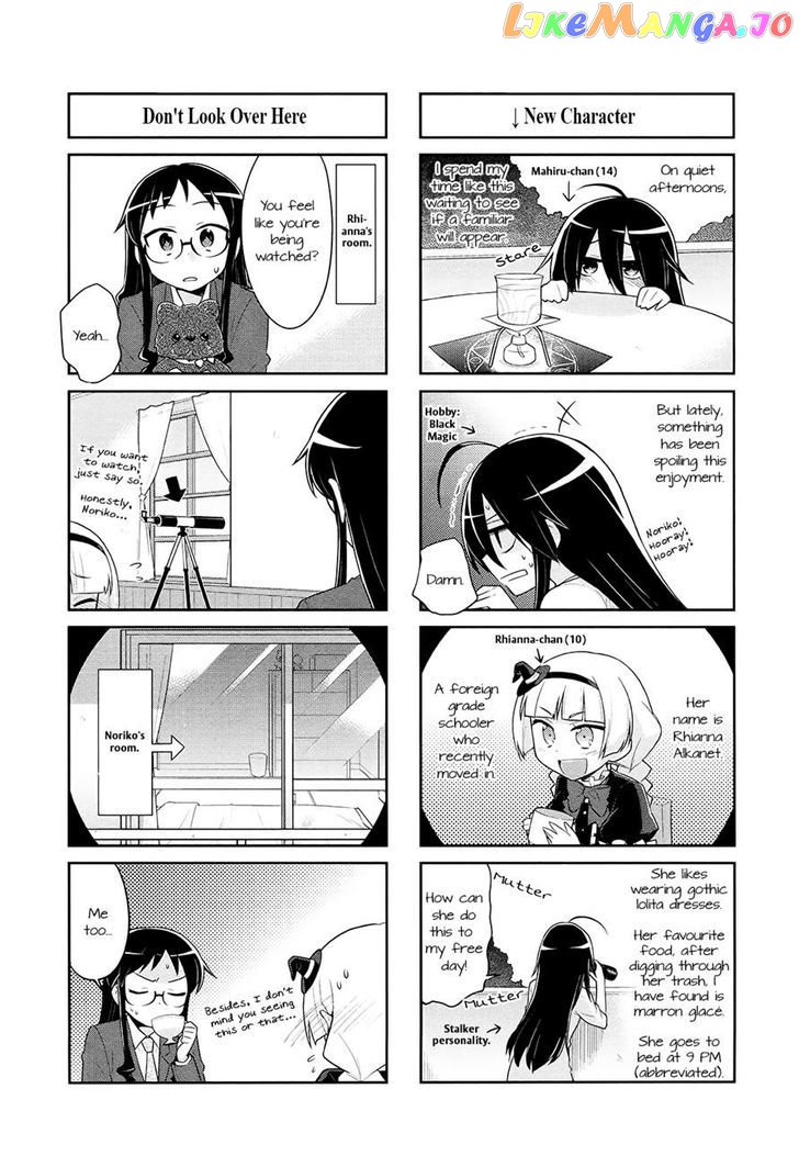 Majo to Houki to Kurobuchi Megane chapter 9 - page 2