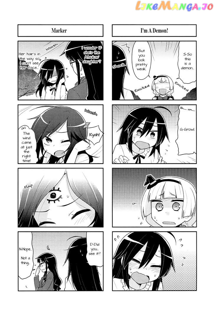 Majo to Houki to Kurobuchi Megane chapter 9 - page 6