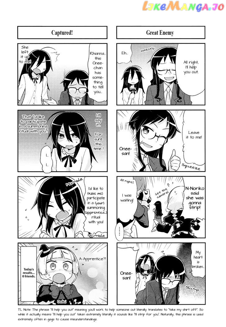 Majo to Houki to Kurobuchi Megane chapter 9 - page 8