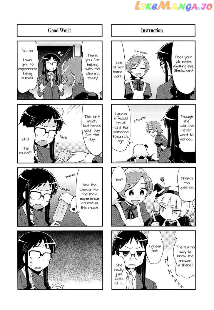 Majo to Houki to Kurobuchi Megane chapter 15 - page 6