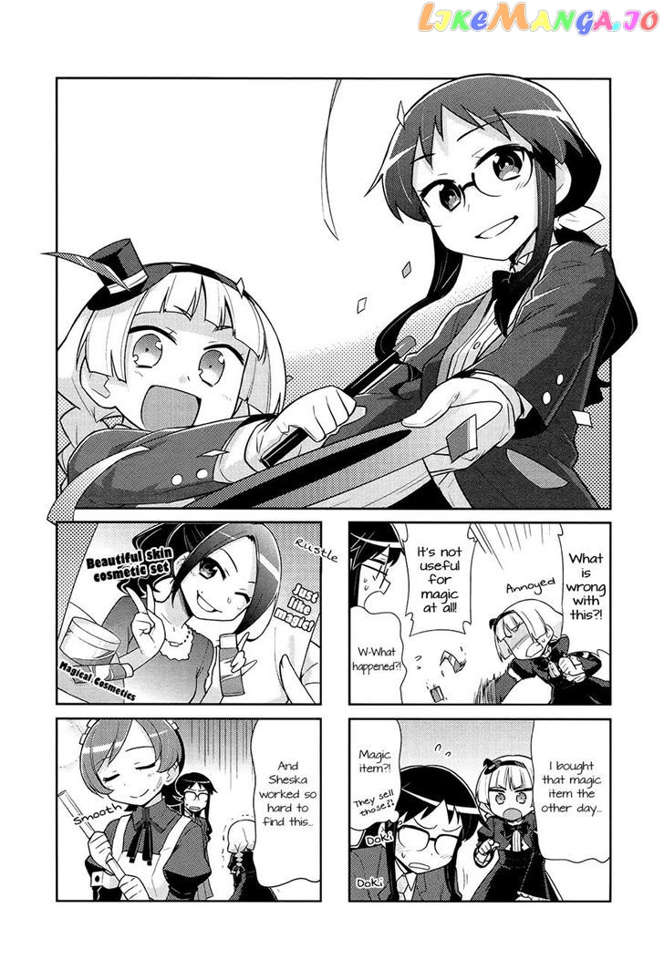 Majo to Houki to Kurobuchi Megane chapter 16 - page 1