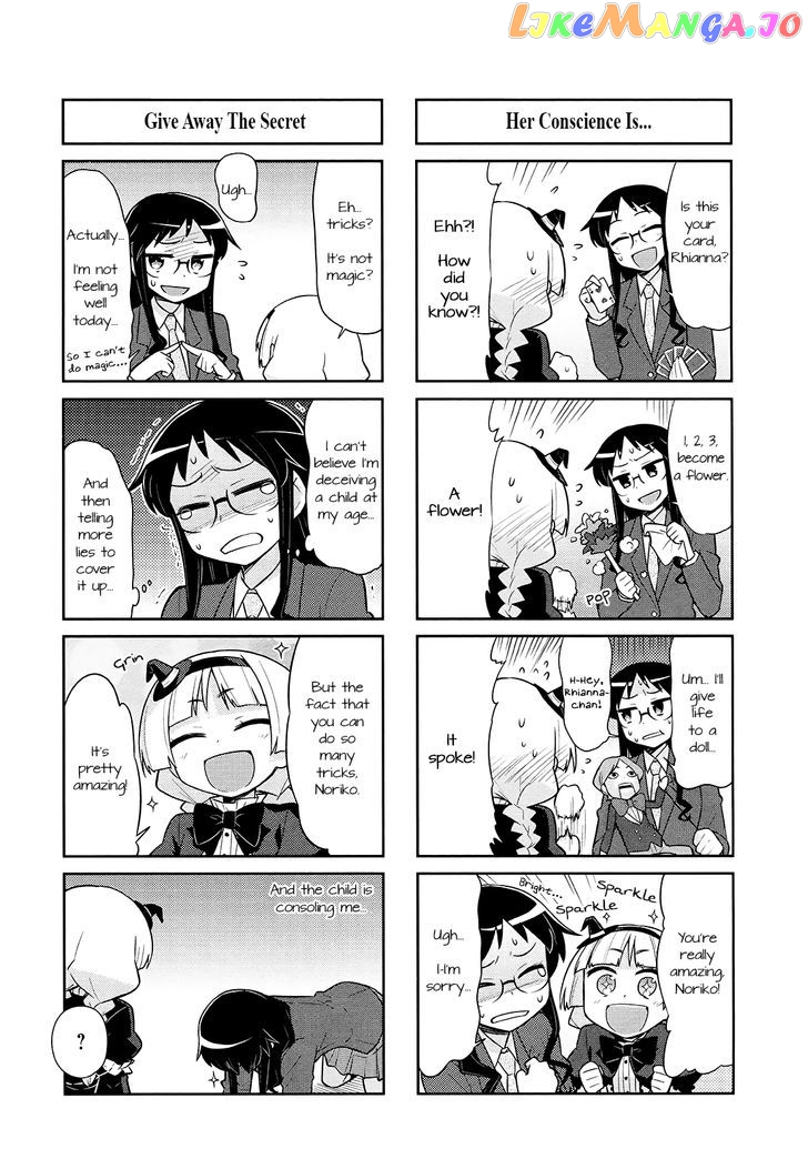 Majo to Houki to Kurobuchi Megane chapter 16 - page 4