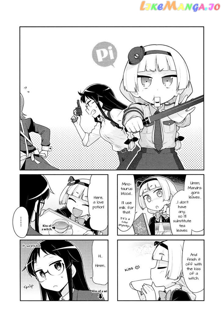 Majo to Houki to Kurobuchi Megane chapter 33 - page 1