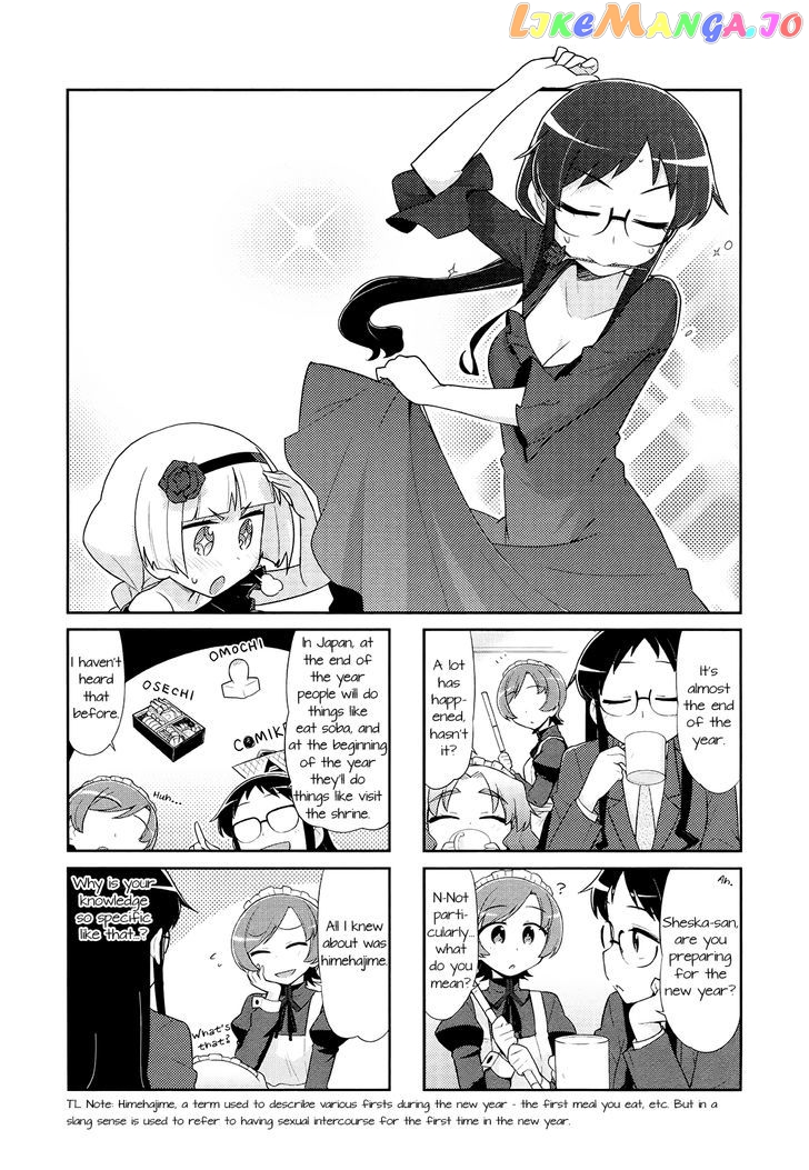 Majo to Houki to Kurobuchi Megane chapter 38 - page 1