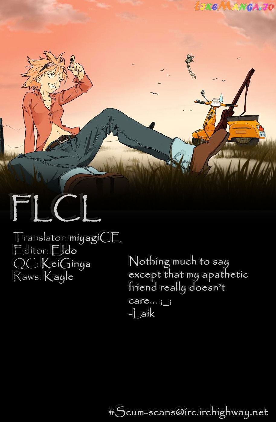 Flcl chapter 1 - page 1