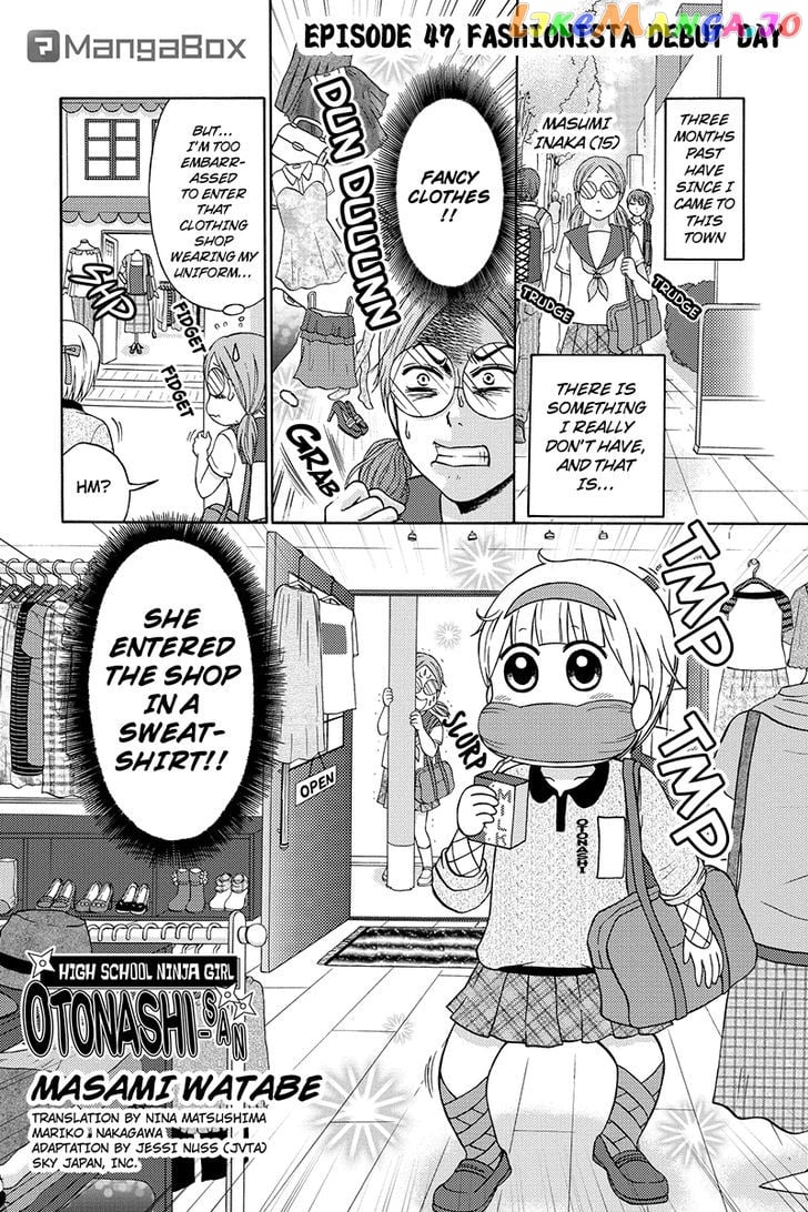 Kunoichi Joshikousei Otonashi-san chapter 47 - page 1