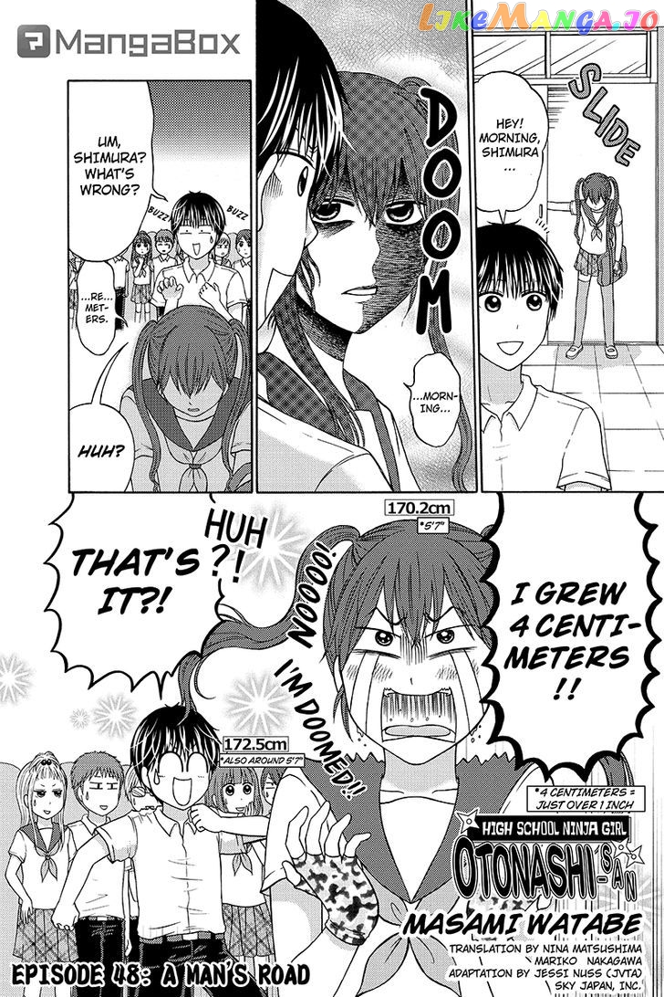 Kunoichi Joshikousei Otonashi-san chapter 48 - page 1