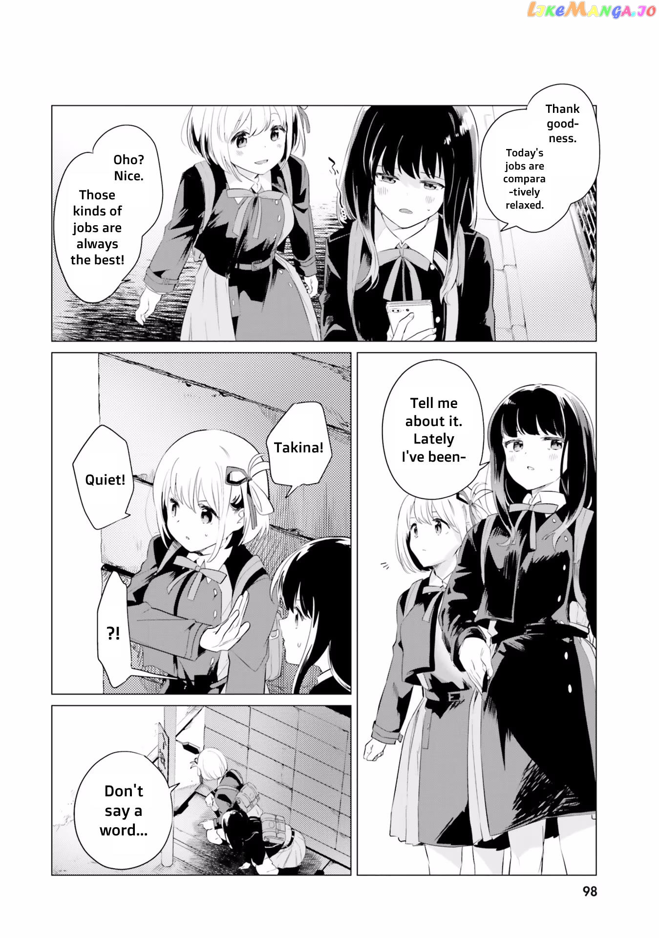 Lycoris Recoil Comic Anthology: Repeat chapter 8 - page 4