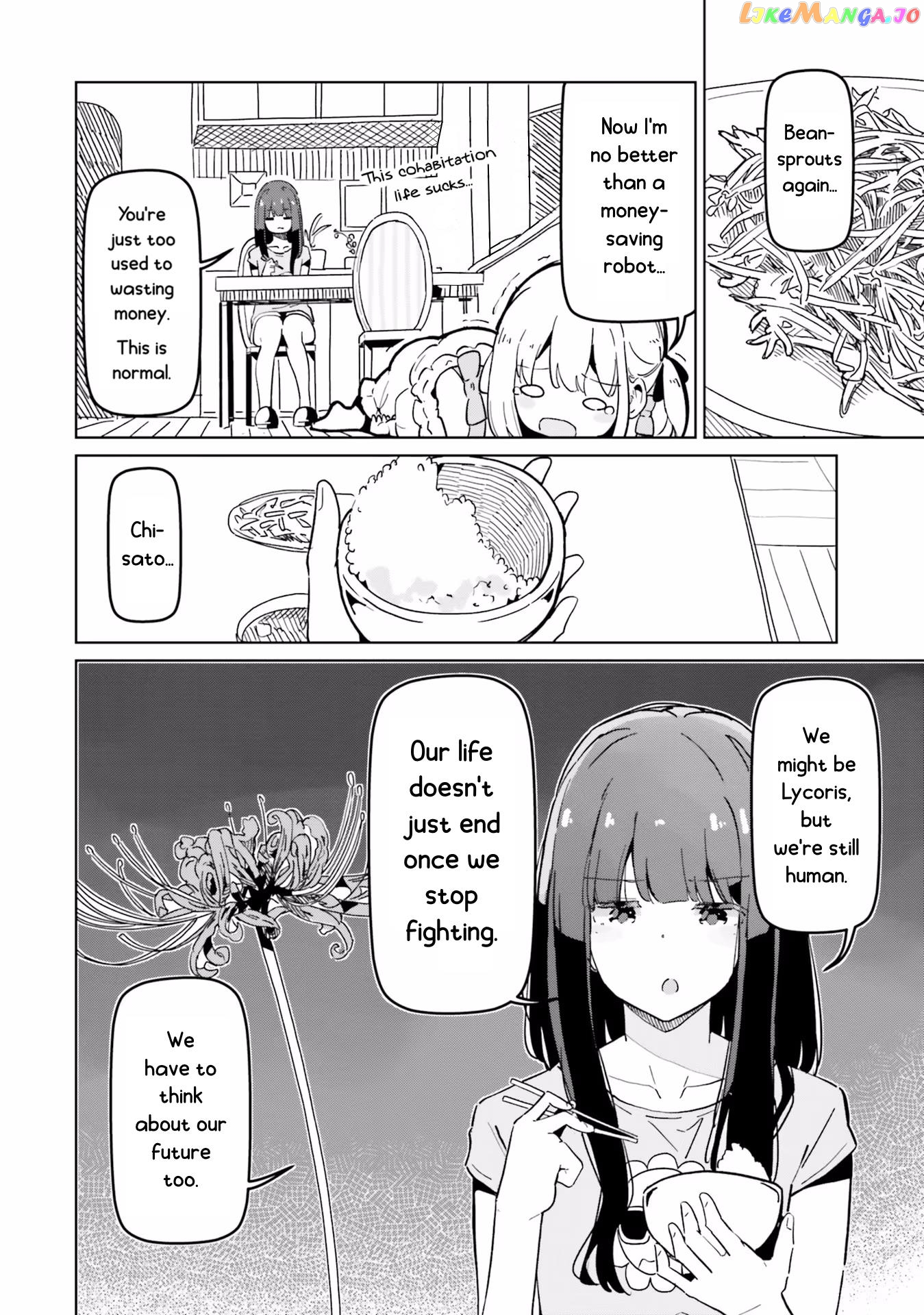 Lycoris Recoil Comic Anthology: Repeat chapter 11 - page 6