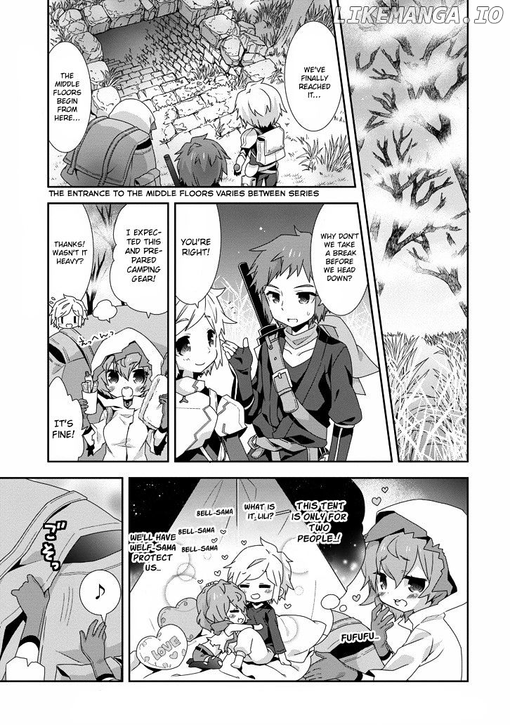 Dungeon ni Deai o Motomeru no wa Machigatte Iru Darou ka 4-koma - Kami-sama no Nichijou chapter 17 - page 3