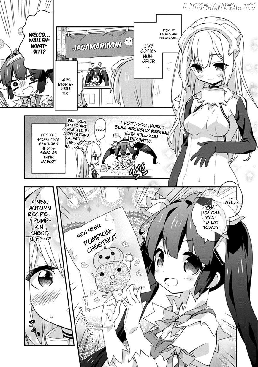 Dungeon ni Deai o Motomeru no wa Machigatte Iru Darou ka 4-koma - Kami-sama no Nichijou chapter 21.5 - page 7