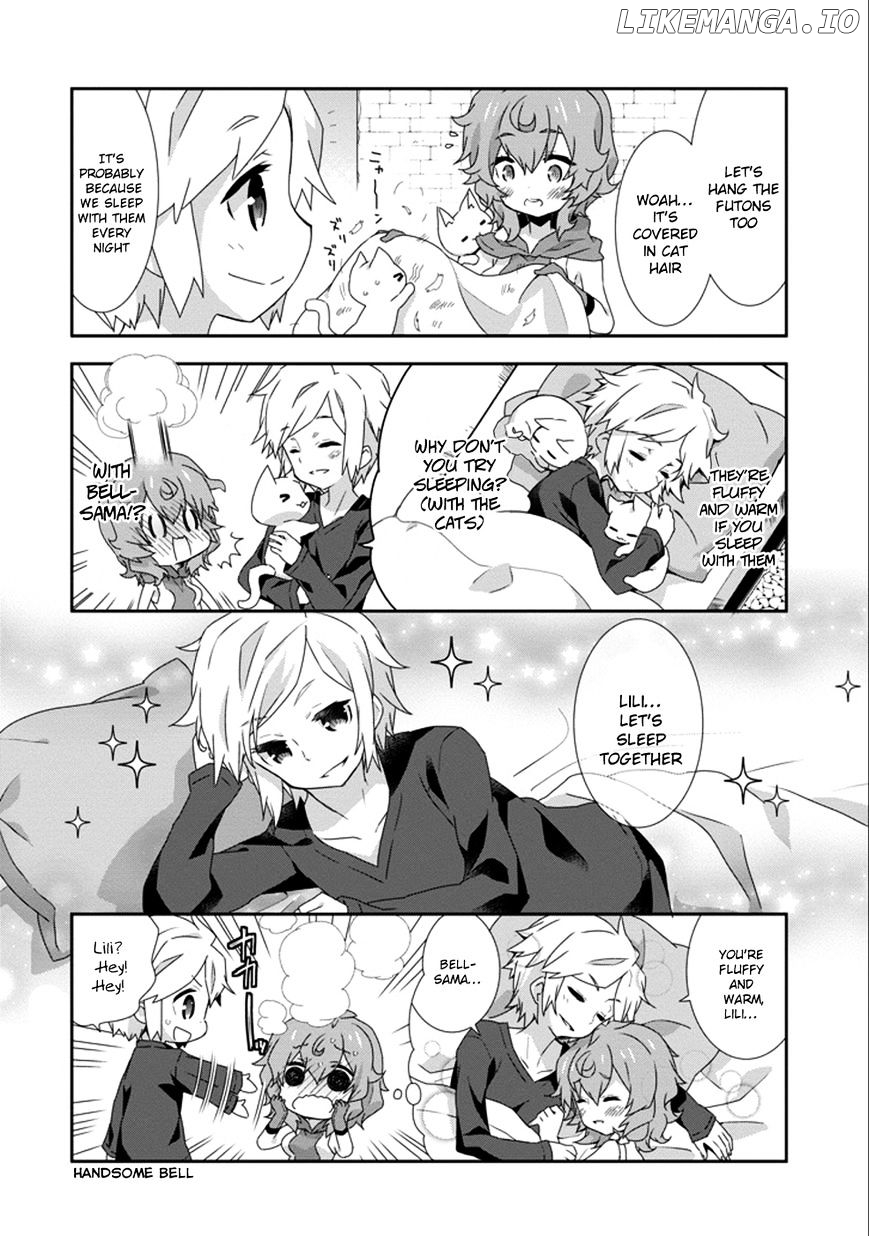 Dungeon ni Deai o Motomeru no wa Machigatte Iru Darou ka 4-koma - Kami-sama no Nichijou chapter 22 - page 8