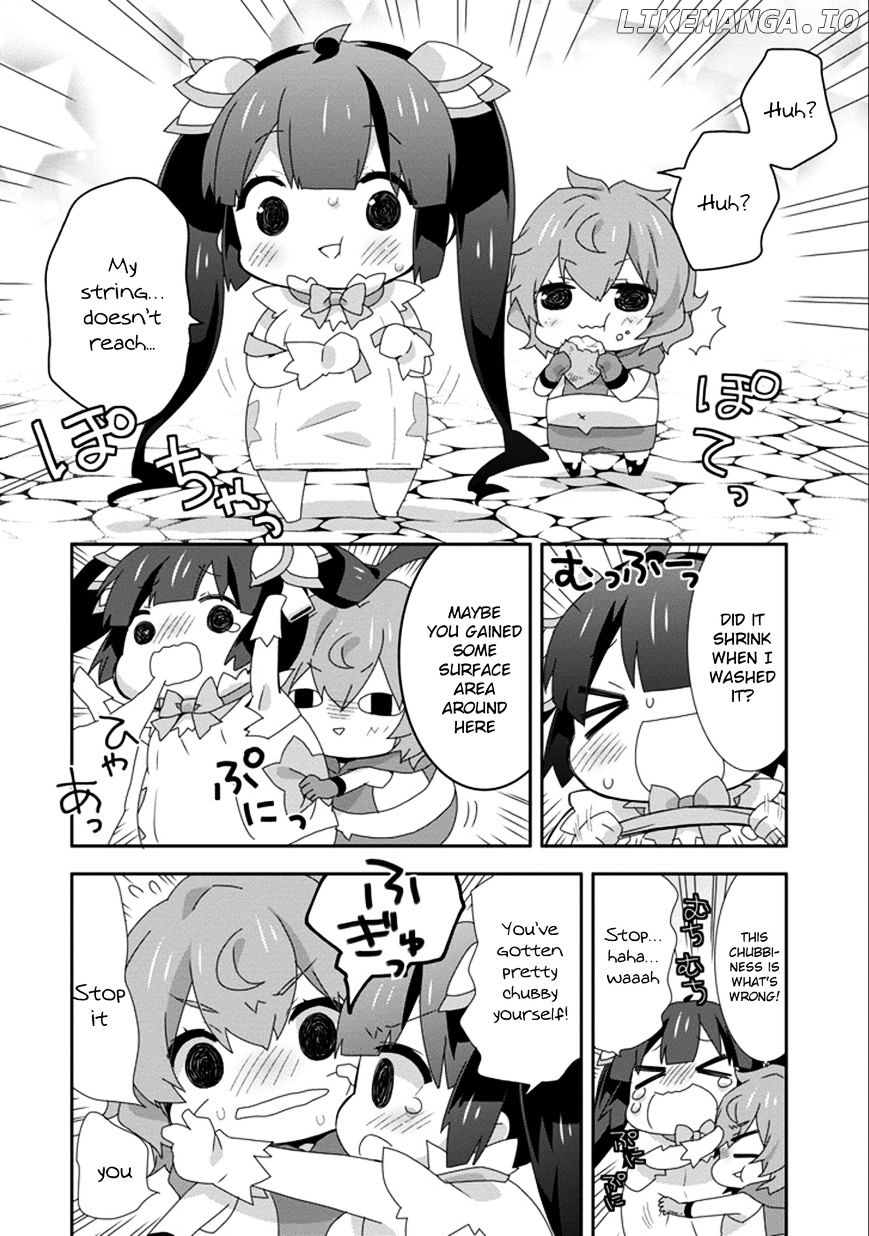 Dungeon ni Deai o Motomeru no wa Machigatte Iru Darou ka 4-koma - Kami-sama no Nichijou chapter 23 - page 6