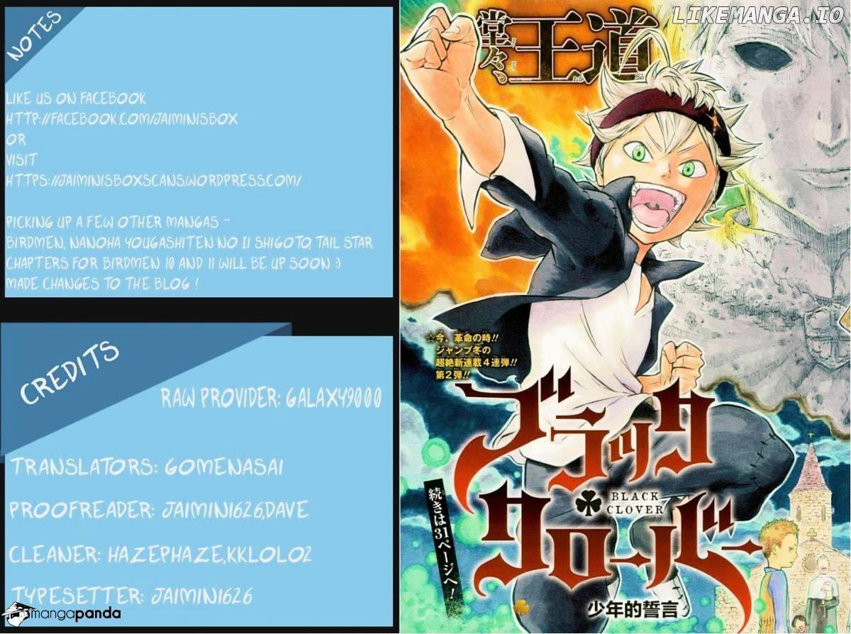 Black Clover chapter 8 - page 1