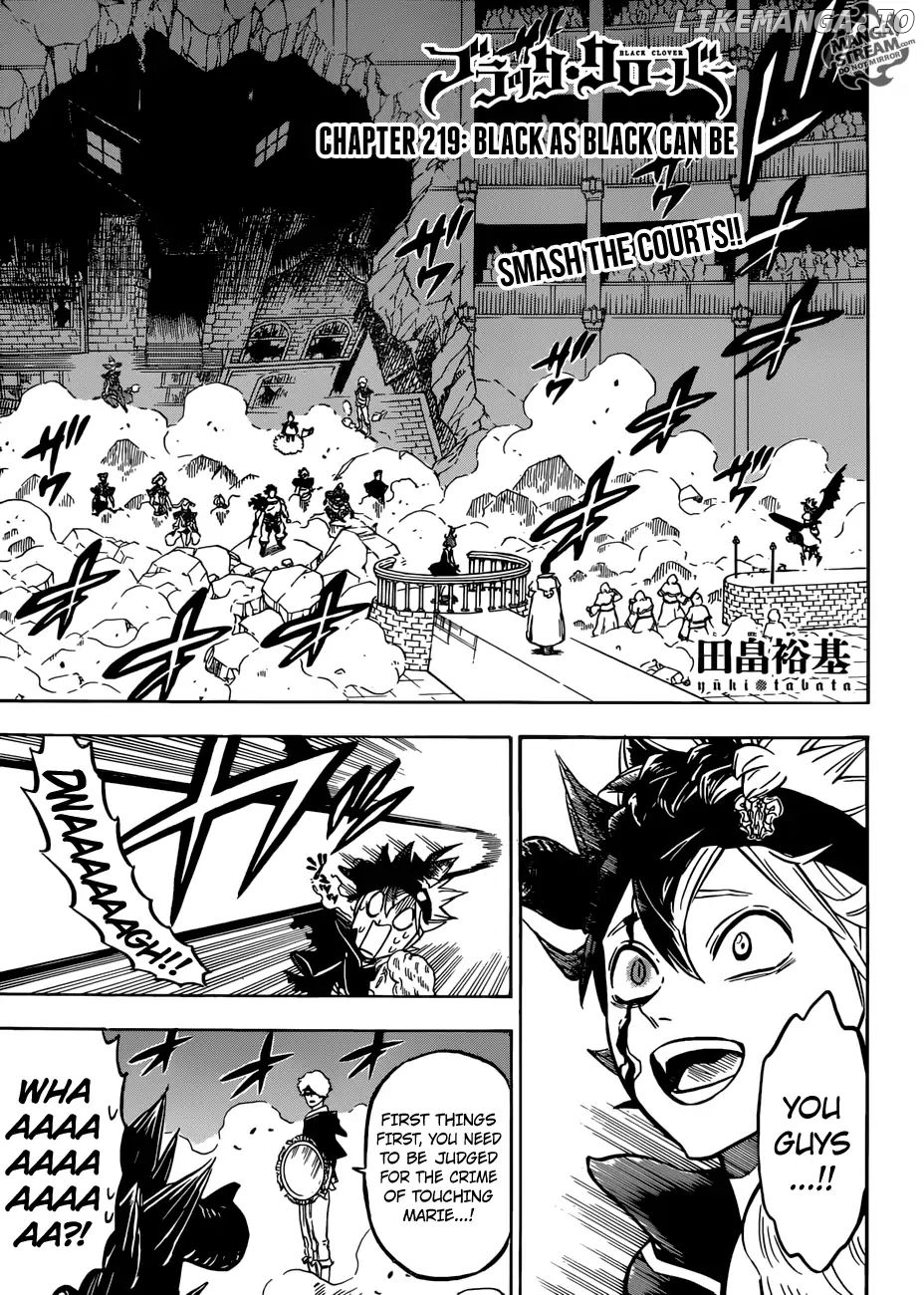 Black Clover chapter 219 - page 1