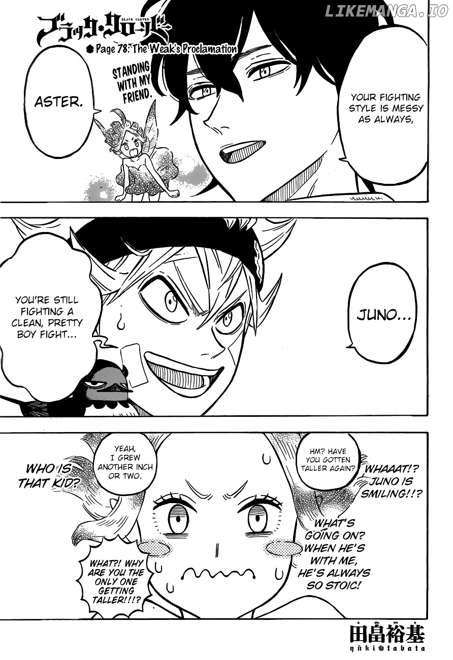 Black Clover chapter 78 - page 2