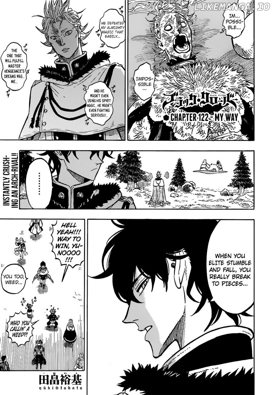 Black Clover chapter 122 - page 1