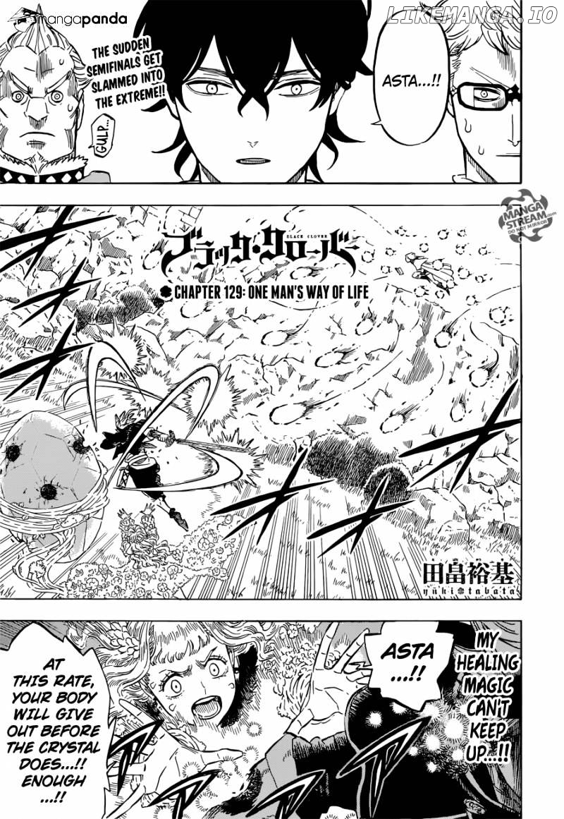 Black Clover chapter 129 - page 1