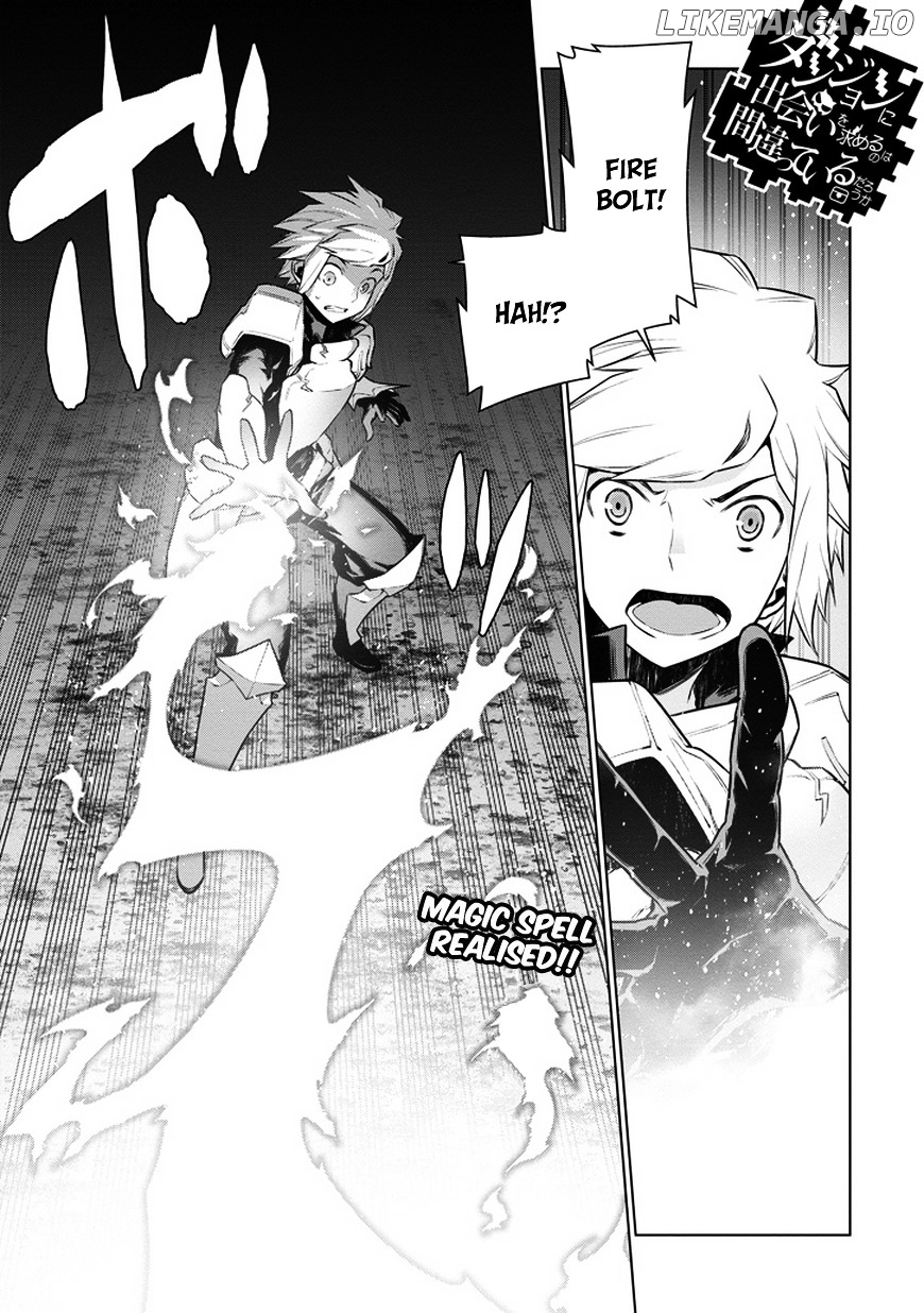 Dungeon ni Deai o Motomeru no wa Machigatte Iru Darou ka chapter 24 - page 3