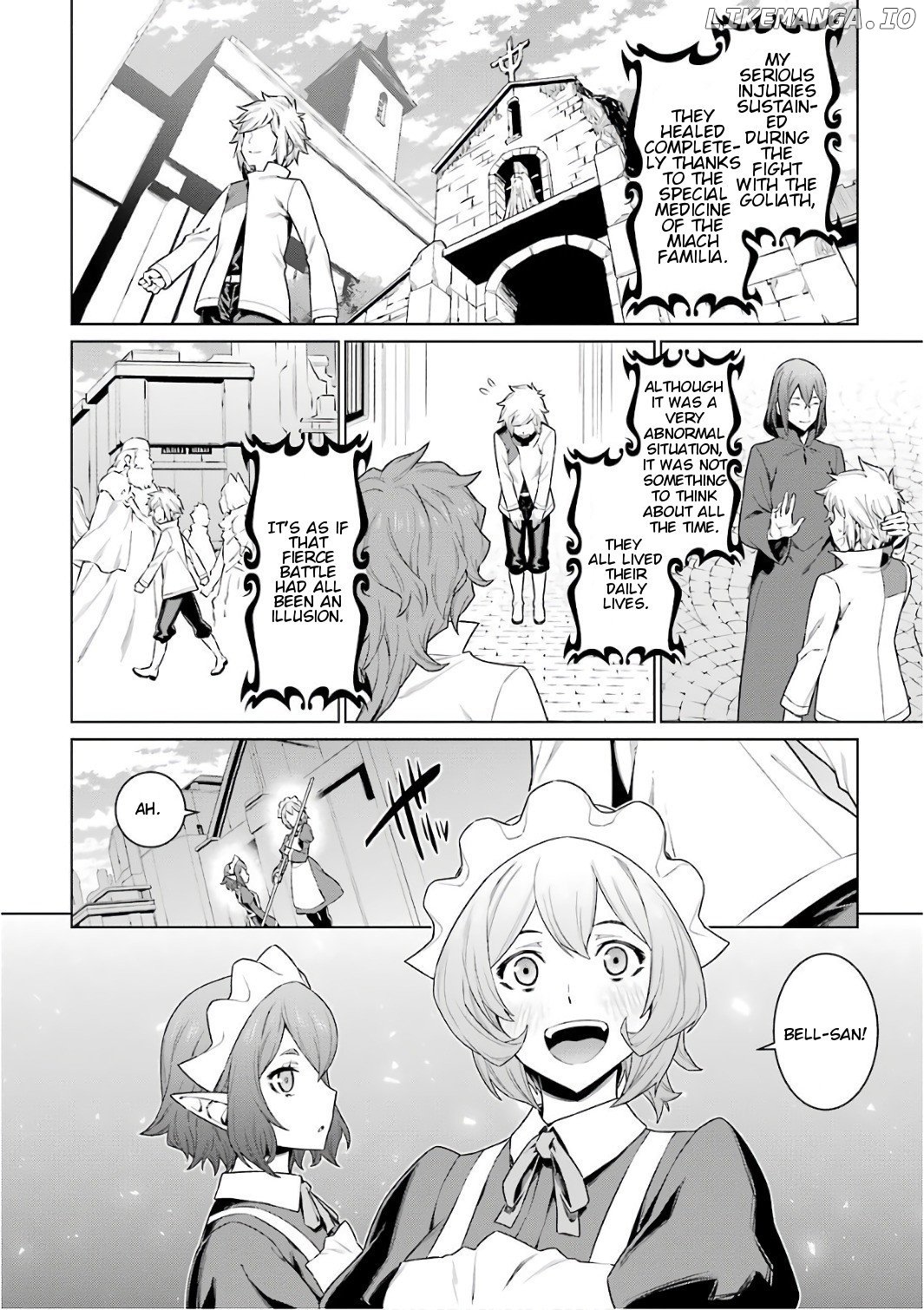 Dungeon ni Deai o Motomeru no wa Machigatte Iru Darou ka chapter 85 - page 10