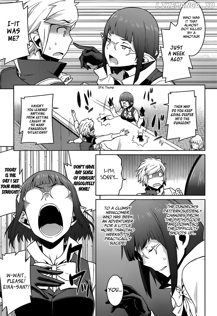 Dungeon ni Deai o Motomeru no wa Machigatte Iru Darou ka chapter 14 - page 10