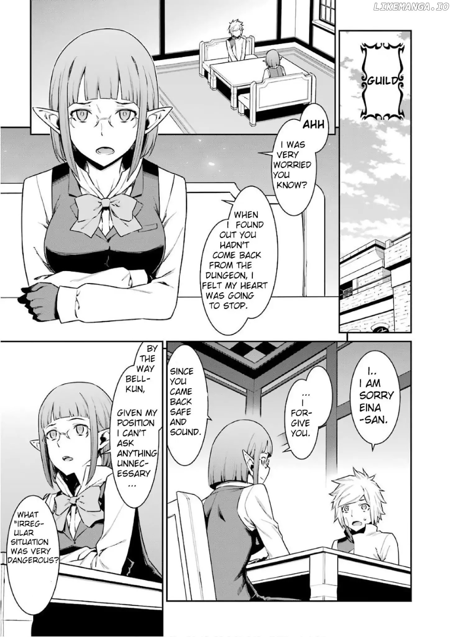 Dungeon ni Deai o Motomeru no wa Machigatte Iru Darou ka chapter 87 - page 8