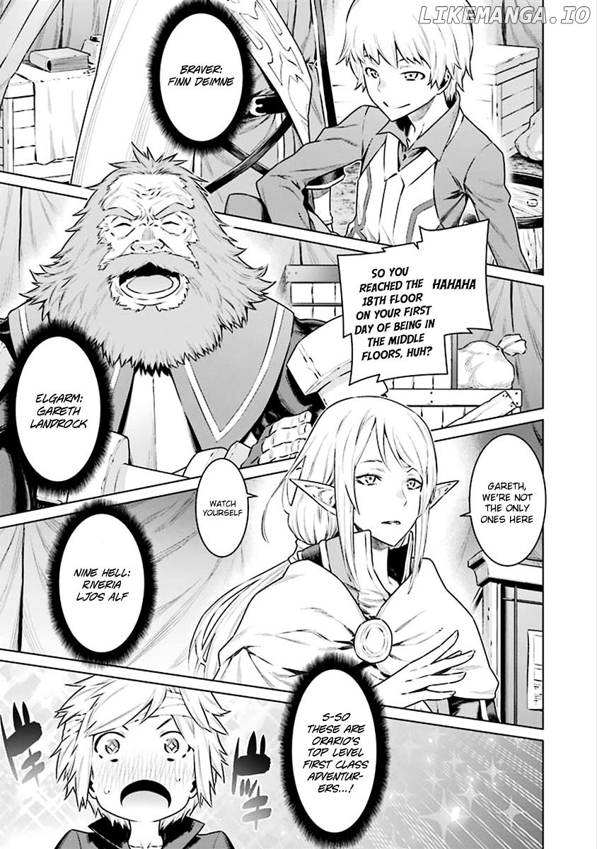 Dungeon ni Deai o Motomeru no wa Machigatte Iru Darou ka chapter 68 - page 4