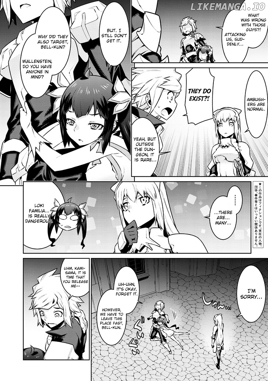 Dungeon ni Deai o Motomeru no wa Machigatte Iru Darou ka chapter 37 - page 6