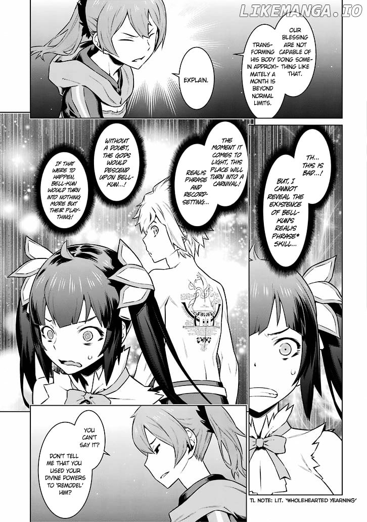 Dungeon ni Deai o Motomeru no wa Machigatte Iru Darou ka chapter 48 - page 13